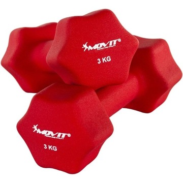 HANTLE HANTELKI CIĘŻARKI NEOPRENOWE 2 x 3,0 kg