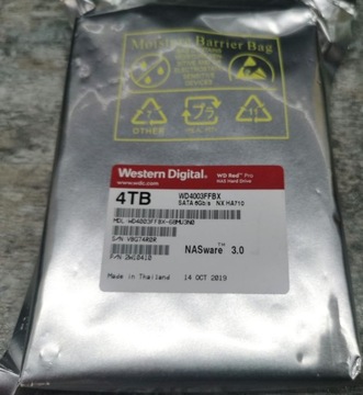 Dysk HDD WD4003FFBX RED 4TB 