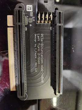 Pcie Spliter 1x16 na 2x8