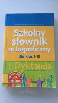 Słownik ortograficzny dla klas 1-3 dyktanda