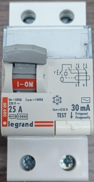 Wyłącznik różnicowoprądowy Legrand 08909 25A 30mA