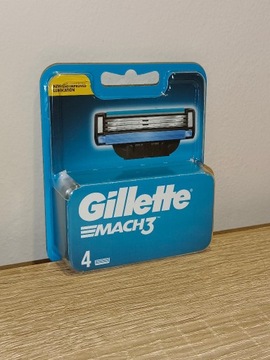 Gillette Mach3 wkłady 4szt. Oryginalne