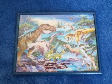 Ruchomy obraz dinozaurów 3D