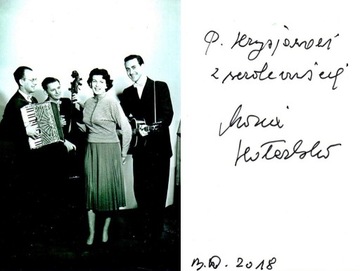 MARIA KOTERBSKA - oryginalny autograf