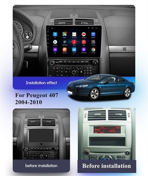 Radio android Peugeot 407