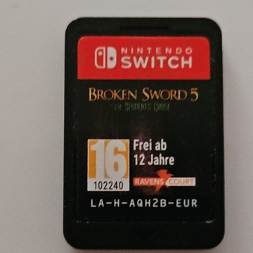 Broken Sword 5 / Switch / Po Polsku /Oraz Inne Gry