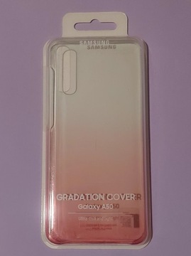 Etui Samsung Galaxy A50 Gradation Cover różowy