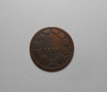 stara moneta 1 krajcar 1881 Austria