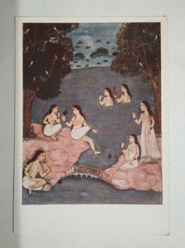 Sztuka Wschodu Indie kąpiel kobiety wyd. ros. 1957