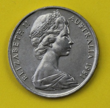 AUSTRALIA 10 CENTÓW 1981