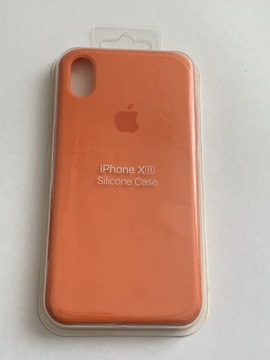 Plecki Apple silicone Case IPhone XR pomarańczowy