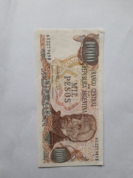 Banknot 1000mil pesos Argentyna