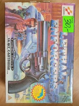 Lethal Enforcers pistolet Sega Mega Drive, Konami