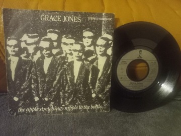 Grace Jones - The Apple Stretching/Nipple To The Bottle 7"