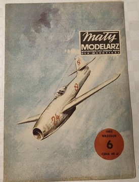 Mały modelarz Samolot Myśliwski JAK 23 6/1982 6/82