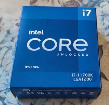 Procesor Intel Core i7 11700K LGA 1200 Bardzo dobry egzemplarz