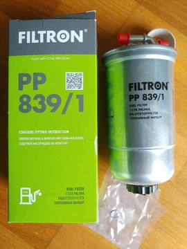 Filtr paliwa Filtron PP 839/1 VW Audi skoda 1.9TDI