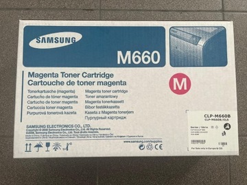 Toner oryginalny Samsung CLP-M66B - MAGENTA - NOWY