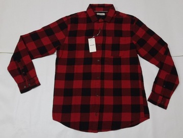 Koszula w kratę Jack & Jones Flanelowa roz. M