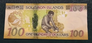 Wyspy Salomona 100 dolarów UNC 