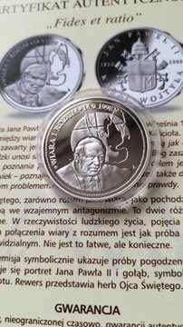 Medal - Jan Paweł II - Fides et ratio 2008 r