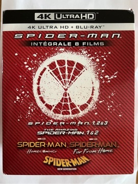Spiderman Kolekcja 8 filmów 4K UltraHD + Bluray
