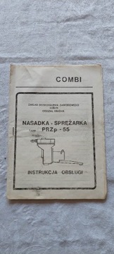 COMBI- Nasadka-sprężarka PRZp - 55 instrukcja