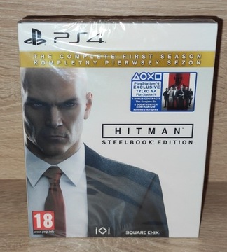 HITMAN STEELBOOK EDITION NOWA FOLIA PS4 PL