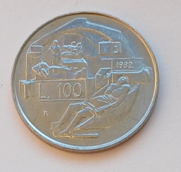 San Marino - 100 lira - 1982r.