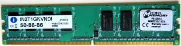 Integral 1GB, DDR2, 533MHz, CL4, DIMM (IN2T1GNVNDI