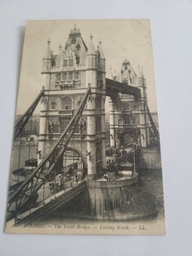 Anglia Londyn 1912r The Tower Bridge