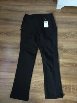 Damskie spodnie outdoorowe czarne Flygaga S