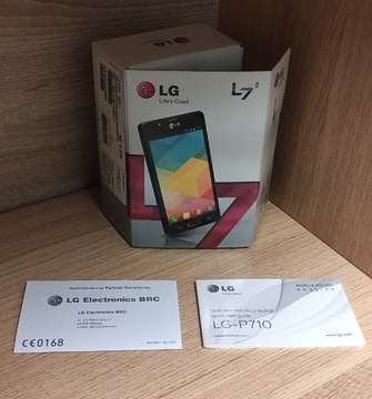 Pudełko po telefonie LG L7 II LG-P710