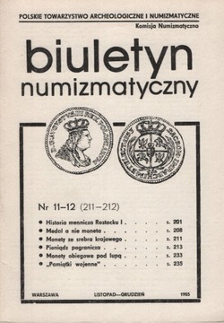 Biuletyn Numizmatyczny 211-212/1985