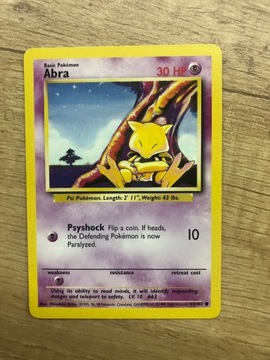 Karta Pokemon Abra Base Set 43/102