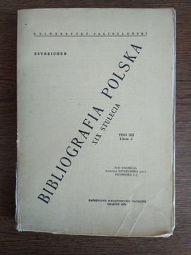 Bibliografia Polska XIX stulecia, t. XII, litera J