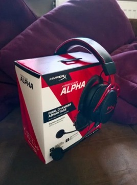 Słuchawki HyperX Cloud Alpha, 2 lata gwarancji!