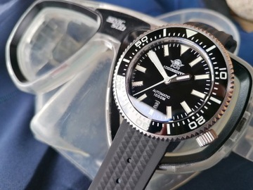 Nowy zegarek automatyczny Addiesdive diver, nurek