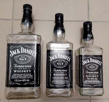 Butelka Jack Daniels - różne.