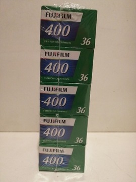 Film Fuji 400 / 36 / 5  x rolka