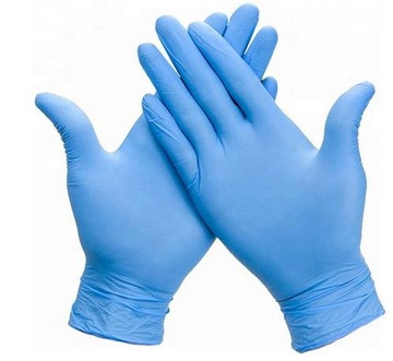 Rękawiczki nitrylowe niebieskie 50szt XL