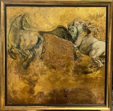 Obraz "Konie Leonarda", Zuzanna Gajos