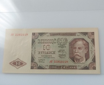 Banknot 10 zł 1948 rok 