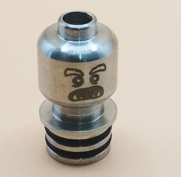 Lego drip tip ustnik 510 końcówka srebrny 