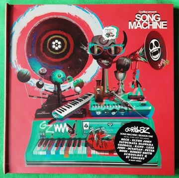 GORILLAZ - SONG MACHINE, S1 + koszulka "L"