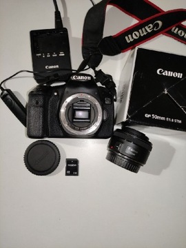 Canon 60D + obiektyw 1.8 50mm 