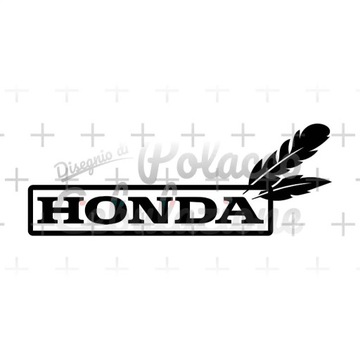 Naklejka HONDA logo z piórkiem