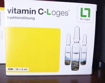 Vitamina C roztwór do iniekcji, ampułki 5ml