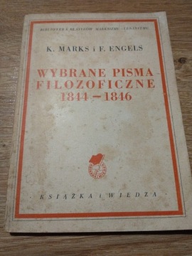 Wybrane pisma filozoficzne Marks Engels z 1949