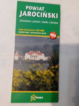 Powiat Jarociński mapa